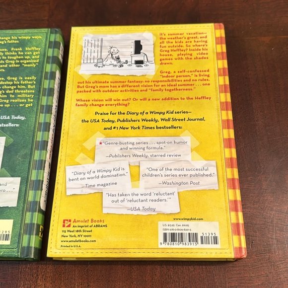 #3 and #4 Diary of a Wimpy Kid Book Kids Chapter Books Children - Picture 5 of 8